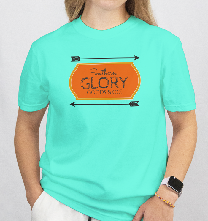Southern Glory Logo Tee Blue Teal
