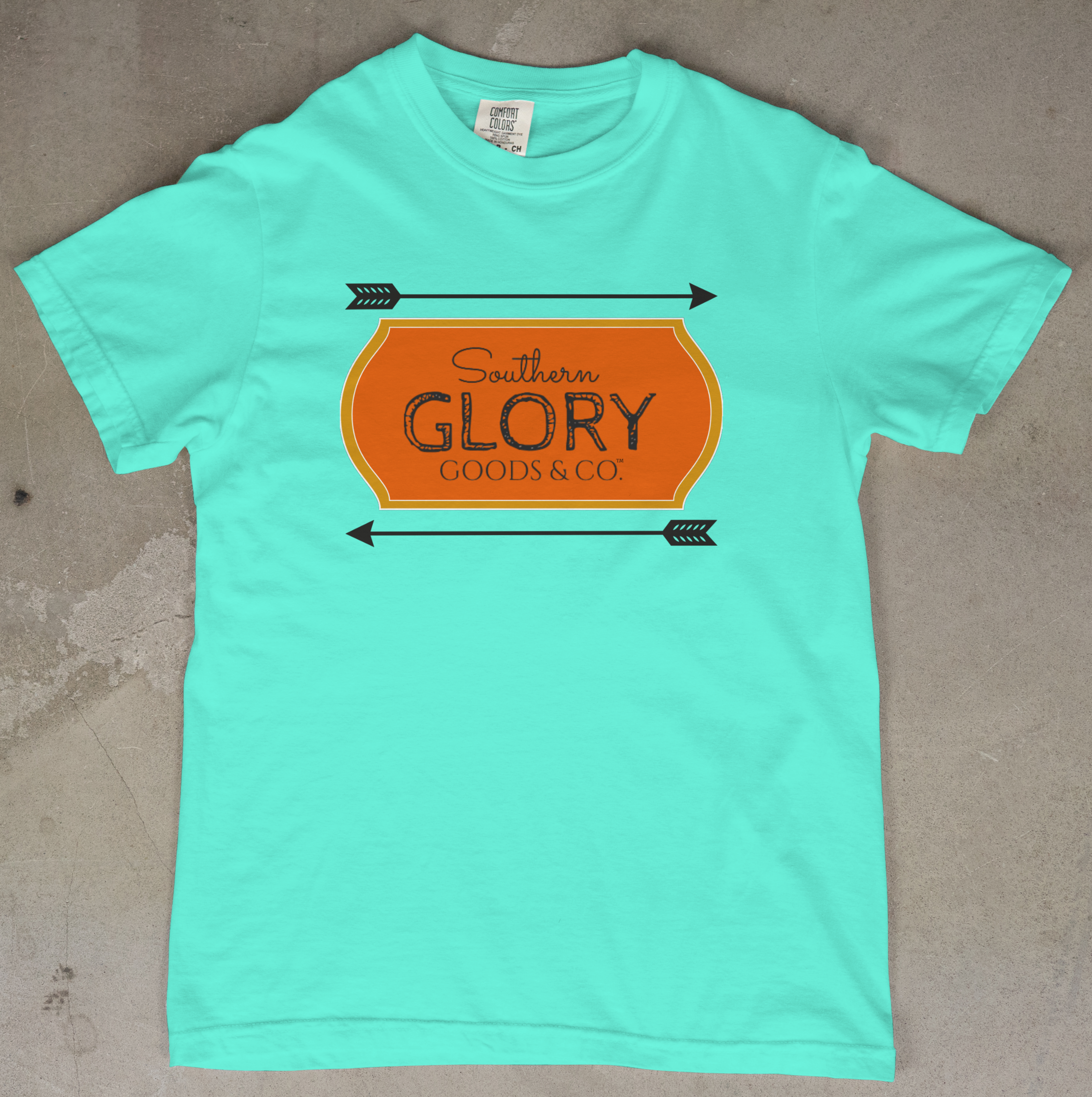 Southern Glory Logo Tee Blue Teal