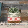 Vintage Purina Feed Sack Basket Tote