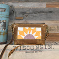Antique Sunburst Quilt + Waxed Canvas Purse