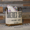 Antique Purity Bakeries Service Basket Tote
