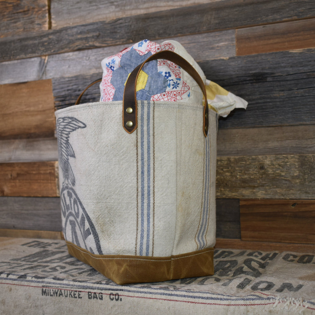 Antique Fulton Seamless Basket Tote