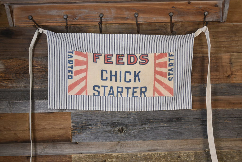 Vintage Wayne Feeds Chick Starter Farmhouse Apron