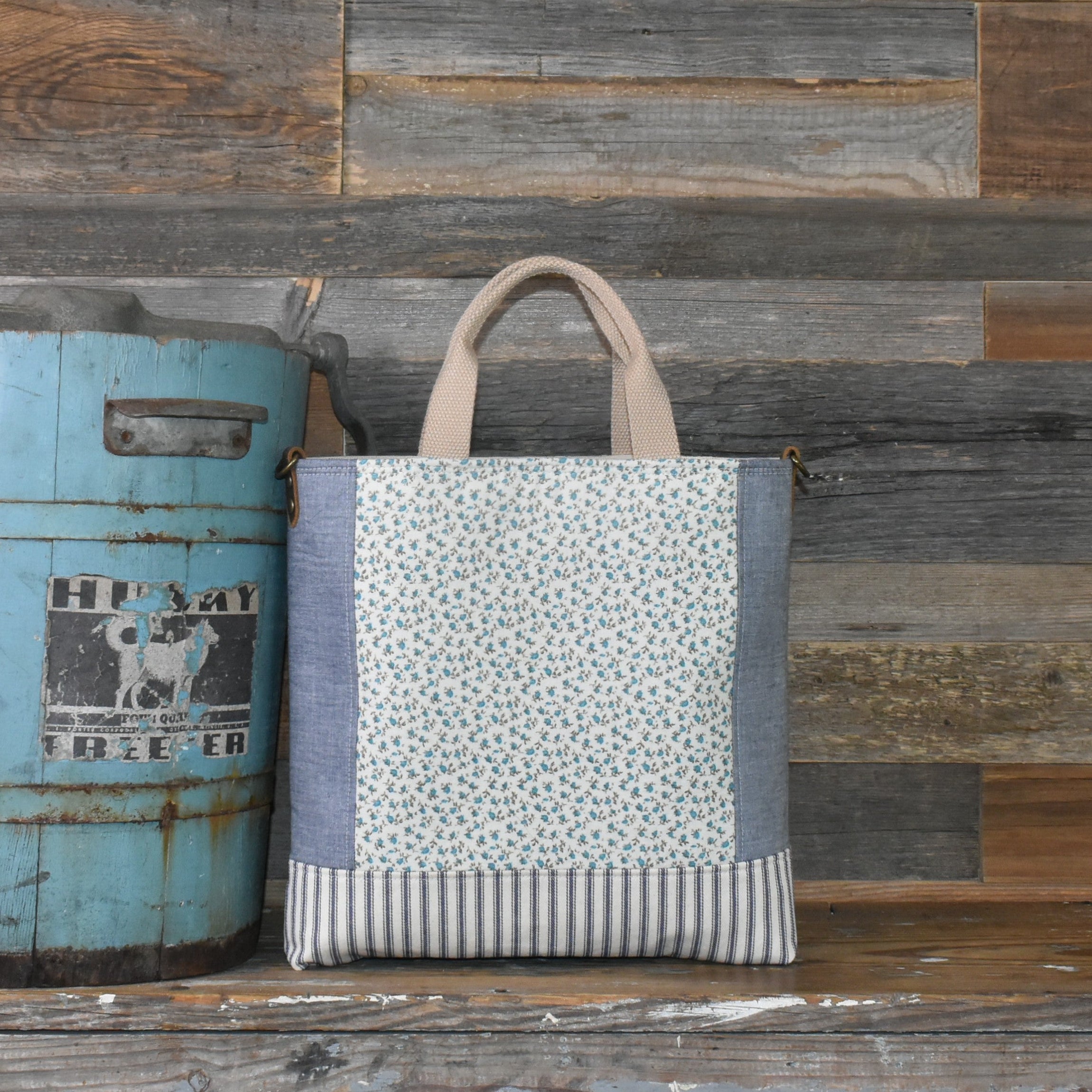 Handmade Vintage Style Lamb Milk Replacer Tote