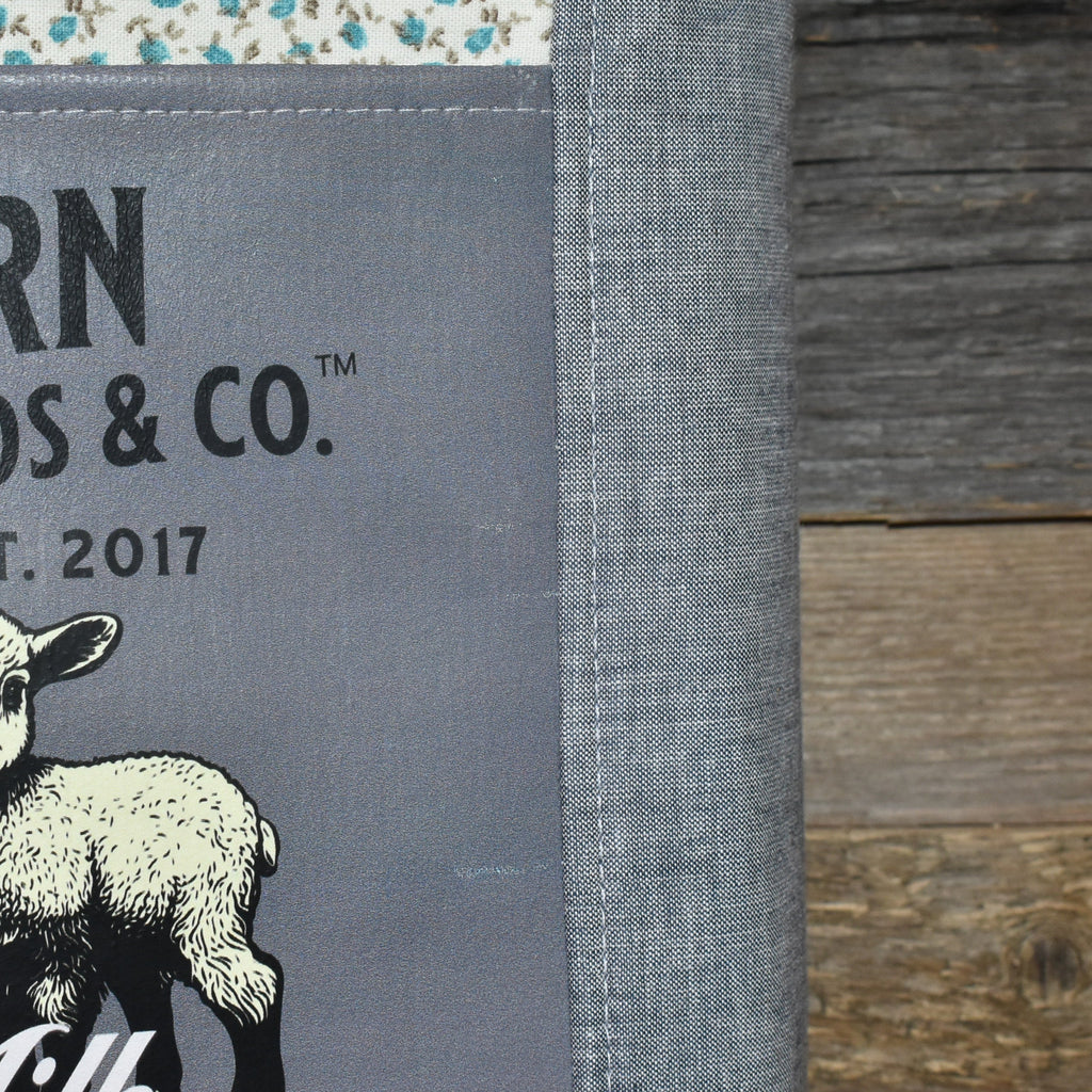 Handmade Vintage Style Lamb Milk Replacer Tote
