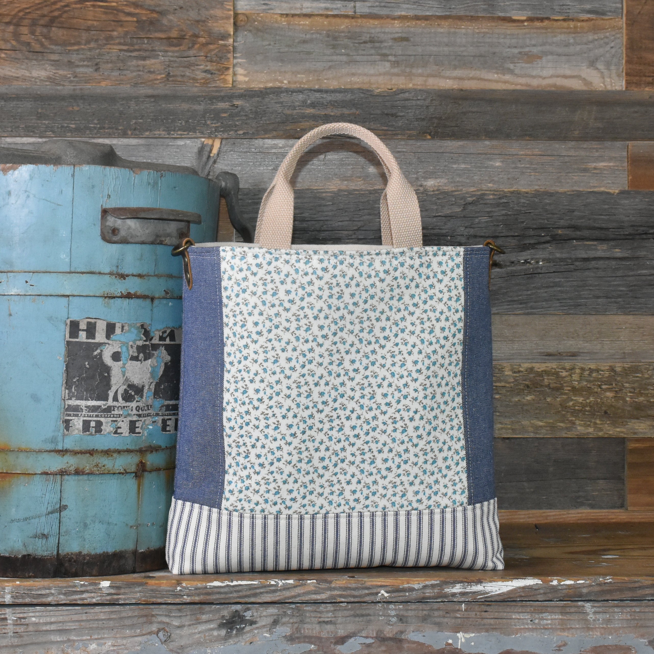 Handmade Vintage Style Chick Starter Tote