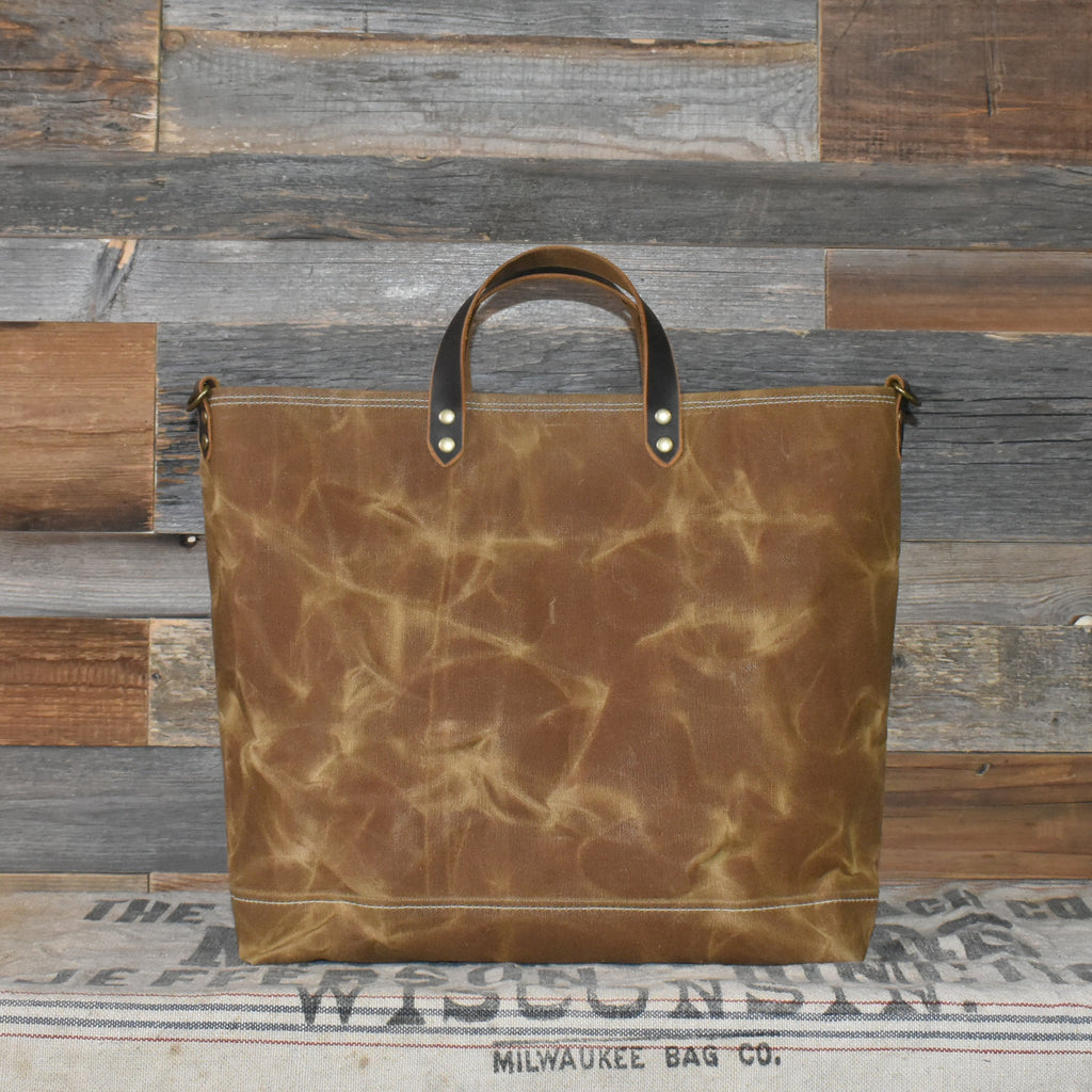 Vintage Purina Calf Feed Sack + Waxed Canvas Tote