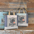 Handmade Vintage Style Dairy Tote