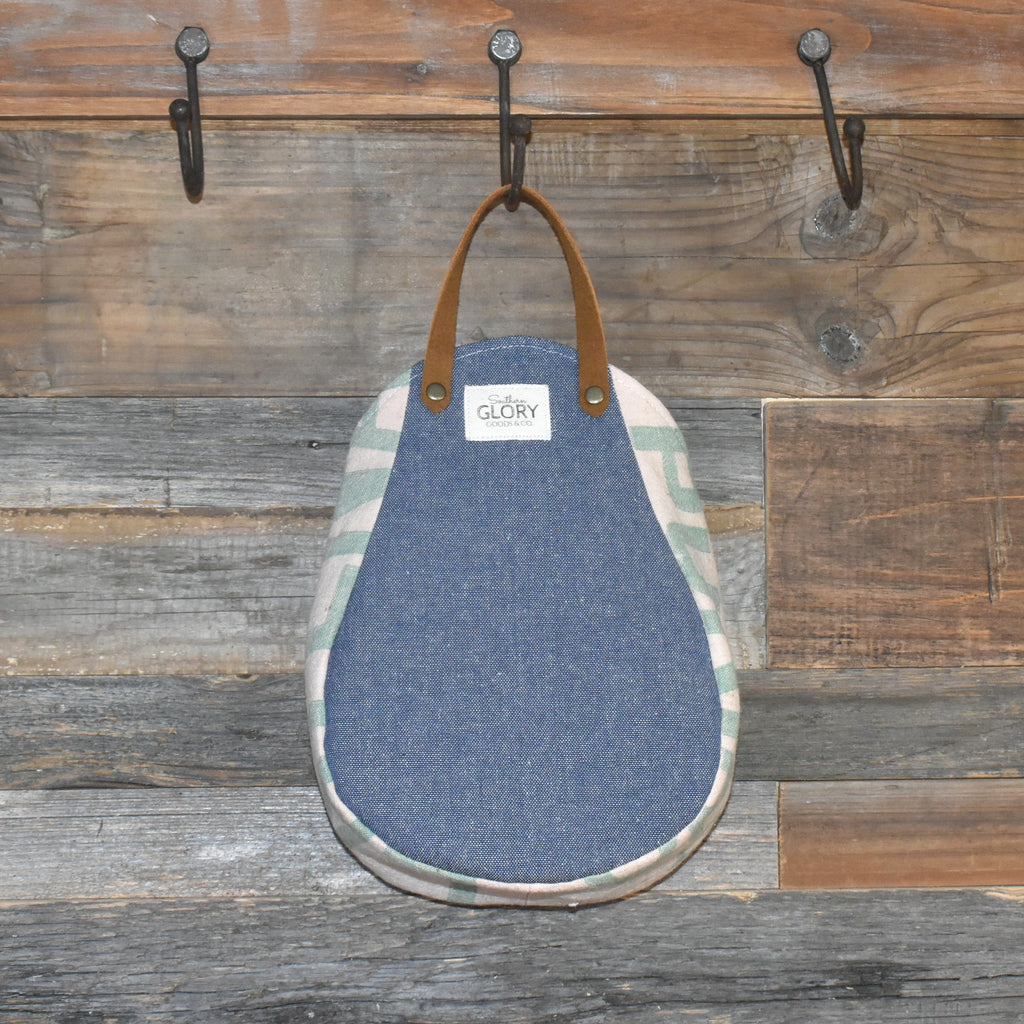 Vintage Purina Feed Sack Peg Basket