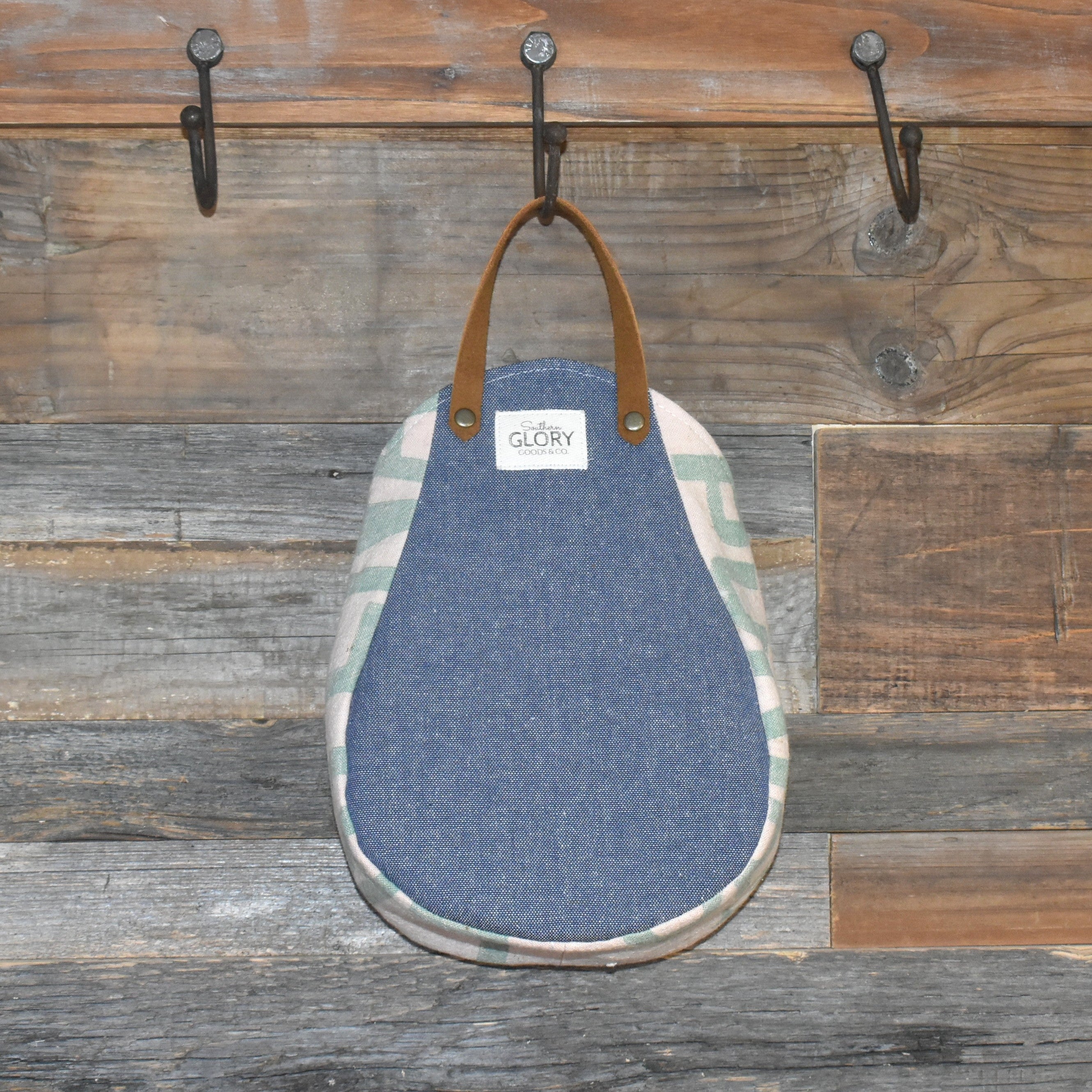 Vintage Purina Feed Sack Peg Basket